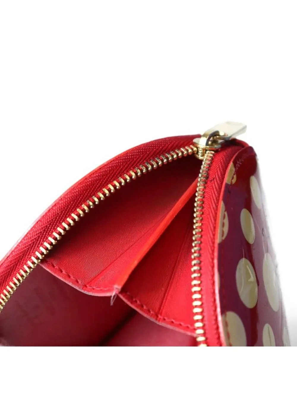 Louis Vuitton Porto Monechapo Vernis Coin Purse Dot Pattern Yayoi Kusama